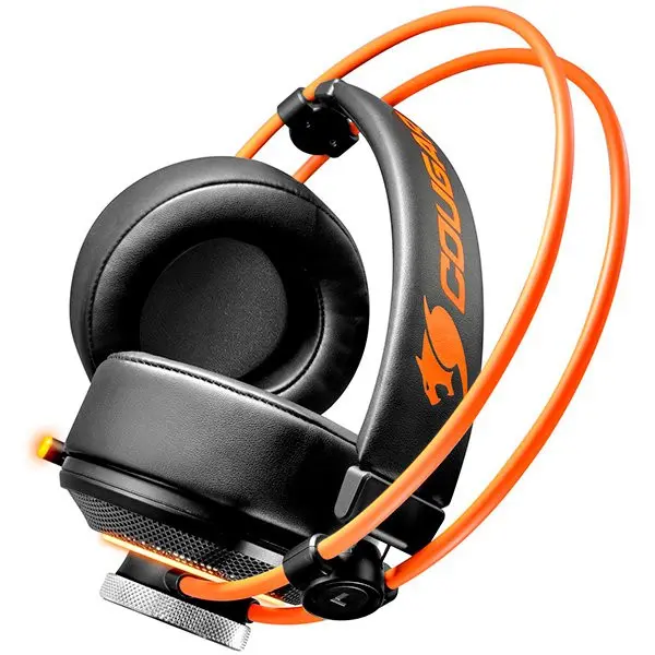 COUGAR HEADSET IMMERSA PRO RGB 7.1 virtual surround sound,USB  3.5mm Phone Plug, UIX Support-LightingEQ,Rapid control On Earcup, Noise Canc