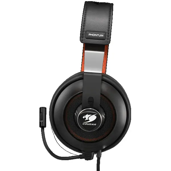 COUGAR HEADSET PHONTUM High quality stereo sound, Driver 53mm, Dual Chamber System, Dual Earpad Set, Soft Protein Leatherette, Detachable M