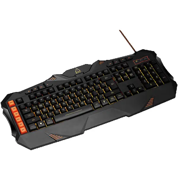 CANYON 3in1 Gaming set, Keyboard with lighting effect(118 keys), Mouse with logo RGB(DPI 800120024003200), Mouse Mat with size 350*250*3mm,
