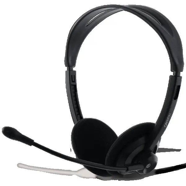 Canyon Headset ; color: black; Impedance: 32 Ohm;  Frequency Response: 20Hz-20kHz ; Sensitivity: 108 dB ; cable length: 2.3m ; stereo 3.5mm