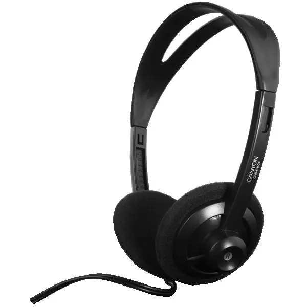 Canyon Headset ; color: black; Impedance: 32 Ohm;  Frequency Response: 20Hz-20kHz ; Sensitivity: 108 dB ; cable length: 2.3m ; stereo 3.5mm