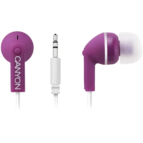CANYON fashion earphones Purple ( CNS-CEP01P ) 