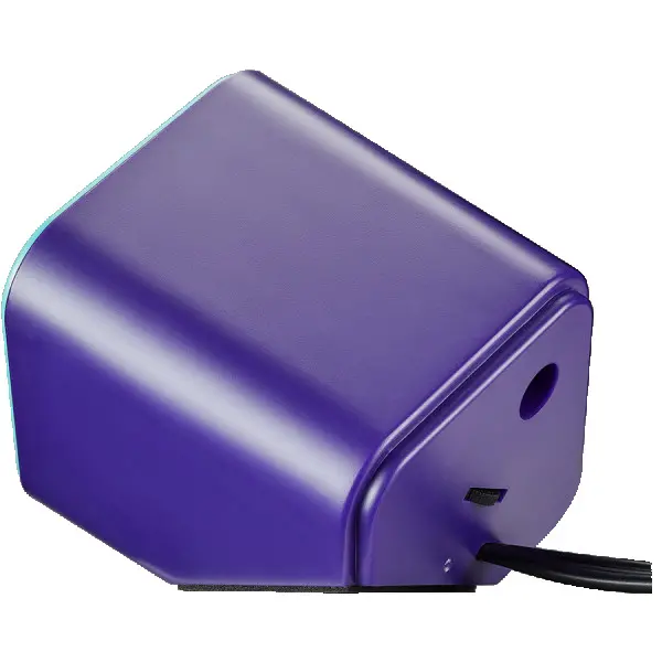 Canyon wired stereo Speaker, 1.2m cable with USB2.0 & 3.5mm audio connector, purple(blue stripe), 65*65*75mm, 0.252kg ( CNS-CSP203PU ) 