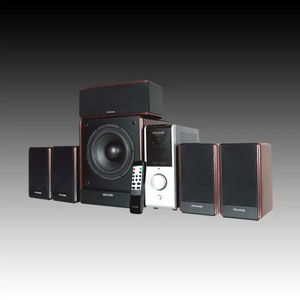 Multimedia - Speaker MICROLAB FC 730 (5.1 Channel Surround, 84W, 30Hz-20kHz, [RoHS], Wood) ( FC730-3164 ) 
