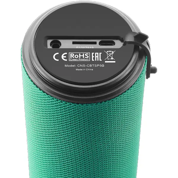 CANYON Bluetooth Speaker, BT V5.0, Jieli AC6925B, Built in microphone, TF card support, 3.5mm AUX, micro-USB port, 1200mAh polymer battery,