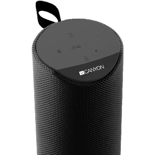 CANYON Bluetooth Speaker, BT V5.0, Jieli AC6925B, Built in microphone, TF card support, 3.5mm AUX, micro-USB port, 1200mAh polymer battery, (2)