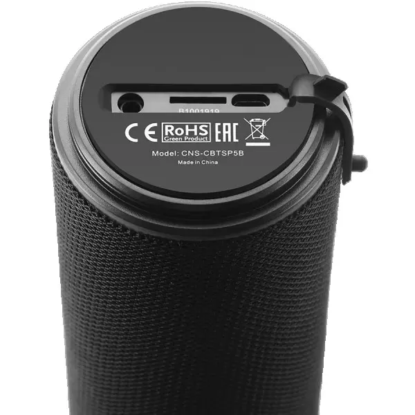 CANYON Bluetooth Speaker, BT V5.0, Jieli AC6925B, Built in microphone, TF card support, 3.5mm AUX, micro-USB port, 1200mAh polymer battery, (2)