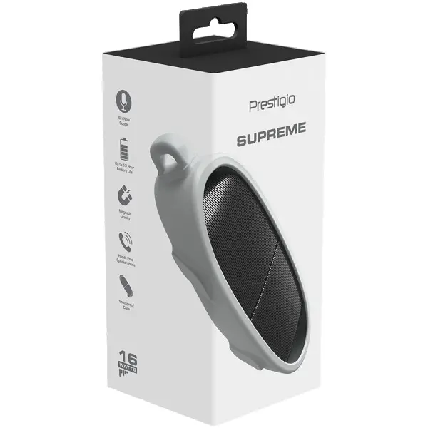 Prestigio Supreme, 2-in-1 bluetooth speakers with magnets, TWS, 1000mAH battery, with Type-C port,  Type-C to USB Cable 1.5M, Dimension 69*