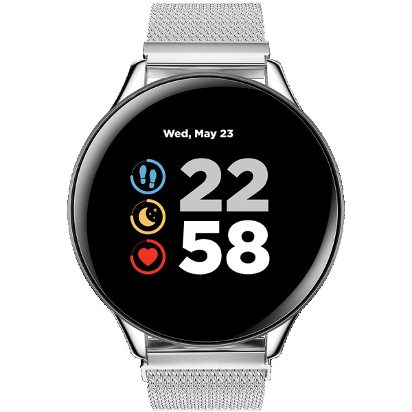 CANYON Lemongrass SW-70 Smart watch, 1.3inches IPS full touch screen, Zinc plastic body,IP68 waterproof, multi-sport mode with swimming mod