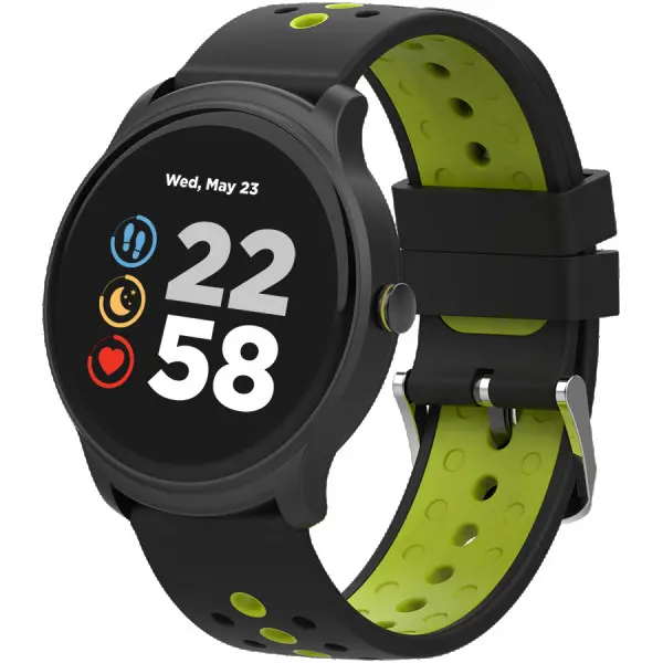 Smart watch, 1.3inches IPS full touch screen, Alloy+plastic body,IP68 waterproof, multi-sport mode with swimming mode, compatibility with i