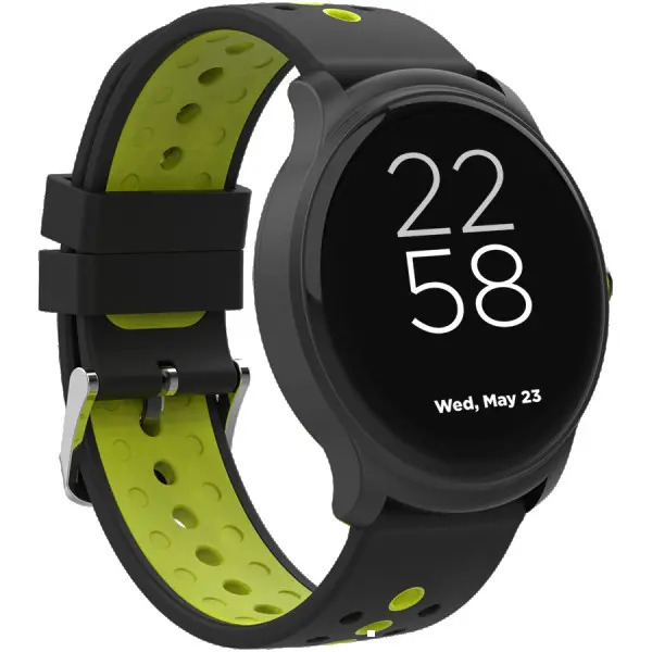 Smart watch, 1.3inches IPS full touch screen, Alloy+plastic body,IP68 waterproof, multi-sport mode with swimming mode, compatibility with i