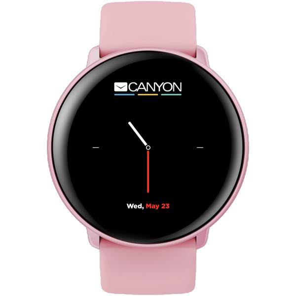 CANYON Marzipan SW-75 Smart watch, 1.22inches IPS full touch screen, aluminium+plastic body,IP68 waterproof, multi-sport mode with swimming (2)