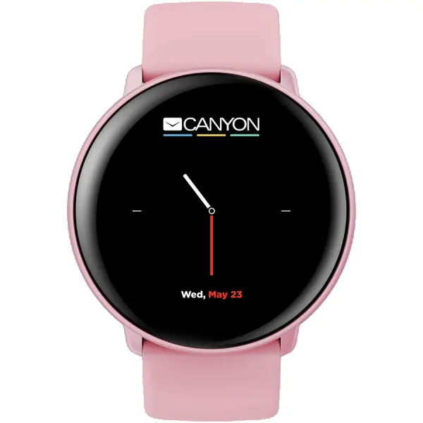 CANYON Marzipan SW-75 Smart watch, 1.22inches IPS full touch screen, aluminium+plastic body,IP68 waterproof, multi-sport mode with swimming (2)