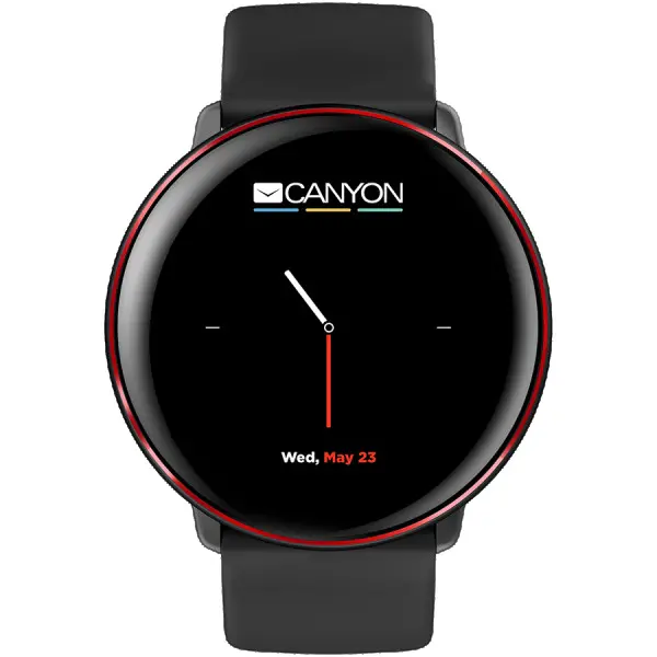 CANYON Marzipan SW-75 Smart watch, 1.22inches IPS full touch screen, aluminium+plastic body,IP68 waterproof, multi-sport mode with swimming (3)