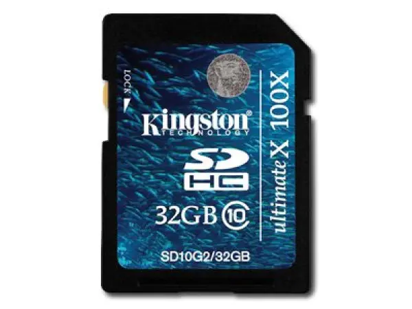KINGSTON Memory ( flash cards ) 32GB SD Card High Capacity Class 10, Plastic ( SD10G232GB ) 
