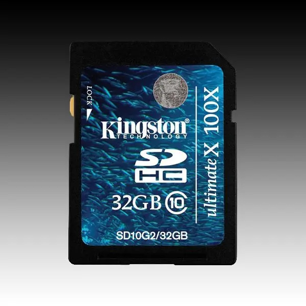 KINGSTON Memory ( flash cards ) 32GB SD Card High Capacity Class 10, Plastic ( SD10G232GB ) 
