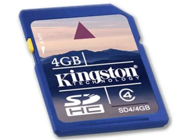 KINGSTON Memory ( flash cards ) 4096MB Secure Digital High Capacity x 1, 1pcs ( SD44GB ) 