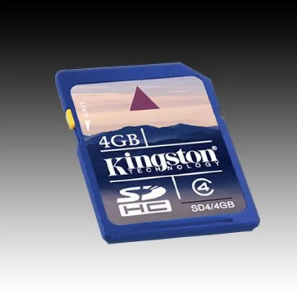 KINGSTON Memory ( flash cards ) 4096MB Secure Digital High Capacity x 1, 1pcs ( SD44GB ) 