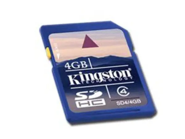KINGSTON Memory ( flash cards ) 4096MB Secure Digital High Capacity x 1, 1pcs ( SD44GB ) 