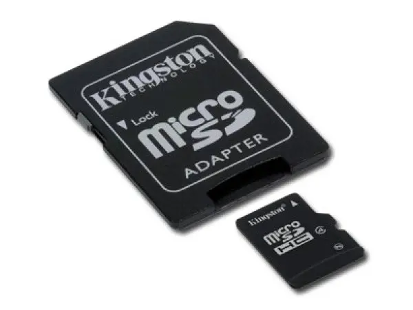 Kingston  32GB microSDHC Class 4 Flash Card + SD Adapter, EAN: 740617175011 ( SDC432GB ) 