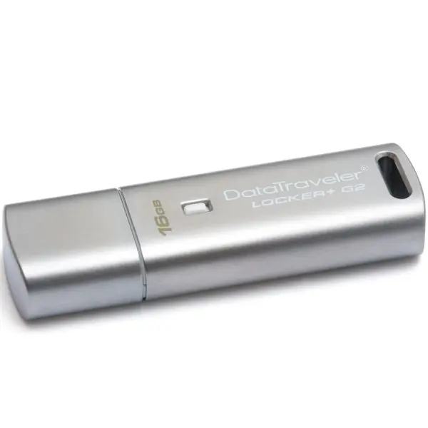 KINGSTON 16GB USB 2.0 DataTraveler Locker Plus G2 Silver ( DTLPG216GB ) 