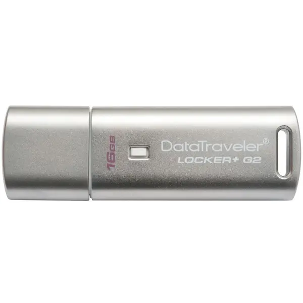 KINGSTON 16GB USB 2.0 DataTraveler Locker Plus G2 Silver ( DTLPG216GB ) 
