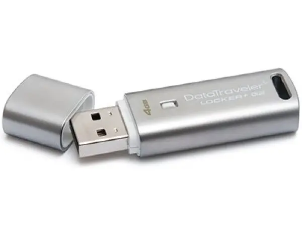 KINGSTON 4GB USB 2.0 DataTraveler Locker Plus G2 Silver ( DTLPG24GB ) 