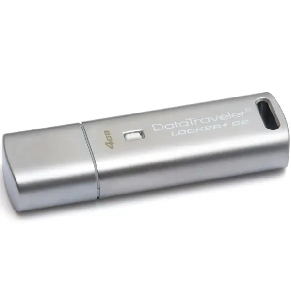 KINGSTON 4GB USB 2.0 DataTraveler Locker Plus G2 Silver ( DTLPG24GB ) 