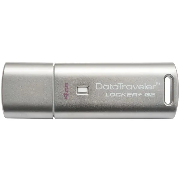 KINGSTON 4GB USB 2.0 DataTraveler Locker Plus G2 Silver ( DTLPG24GB ) 