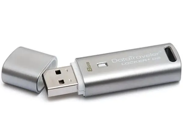 KINGSTON 8GB USB 2.0 DataTraveler Locker Plus G2 Silver ( DTLPG28GB ) 
