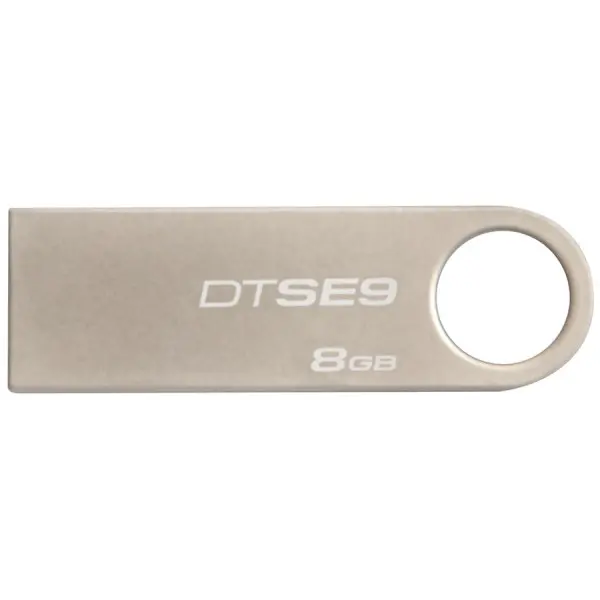 Kingston  8GB USB 2.0 DataTraveler SE9 (Metal casing), EAN: 740617198218 ( DTSE9H8GB ) 