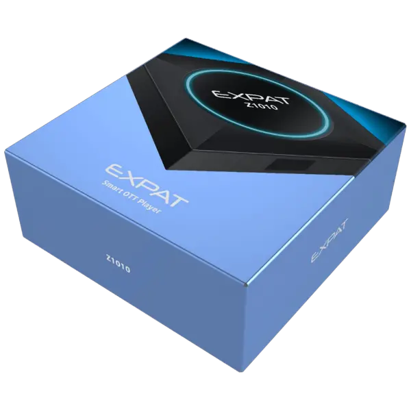 DVB-EXPAT Z1010 Prijemnik IPTV, Set - Top Box, 1GB/8GB, Android 9