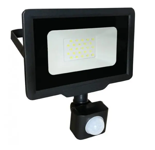 LED reflektor sa PIR senzorom 20W 6500K LRF008SW-20/BK