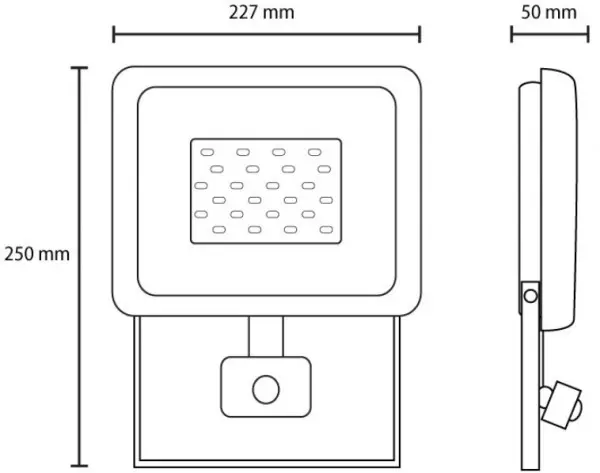LED reflektor sa PIR senzorom 50W LRF015ESW-50