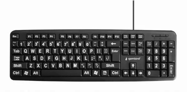KB-US-103 Standardna tastatura sa VELIKIM slovima US