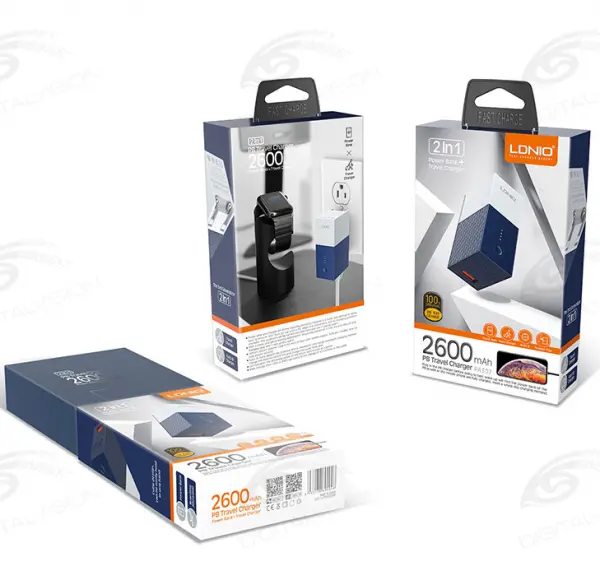 Power bank i kucni unjac LDNIO PA307 2,600 Mah plavo bela 034663