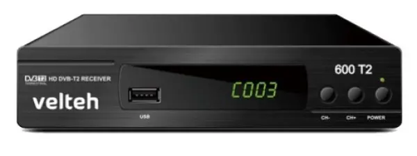 DVB-T2 SET TOP BOX 600T2 USB/HDMI/Scart Full HD H.264