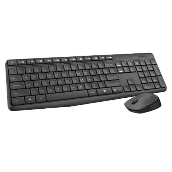 Tast+mis Logitech MK235 Wireless USB Gray US 920-007931