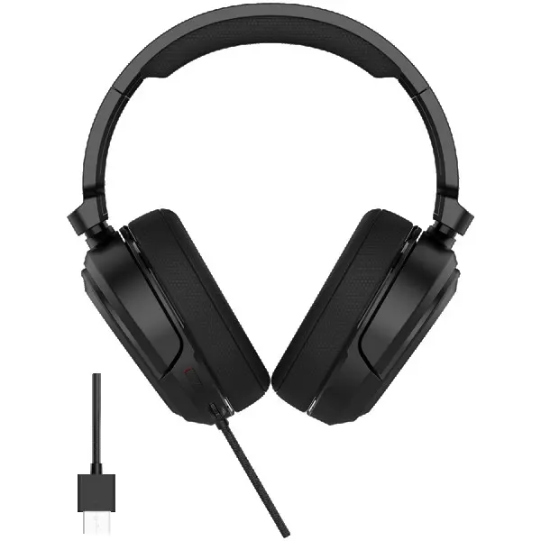 LORGAR Kaya 360, USB Gaming headset with microphone, CM108B, 7.1 virtual surround sound, Plug&Play, USB-A connection cable 2m, fabric ear p