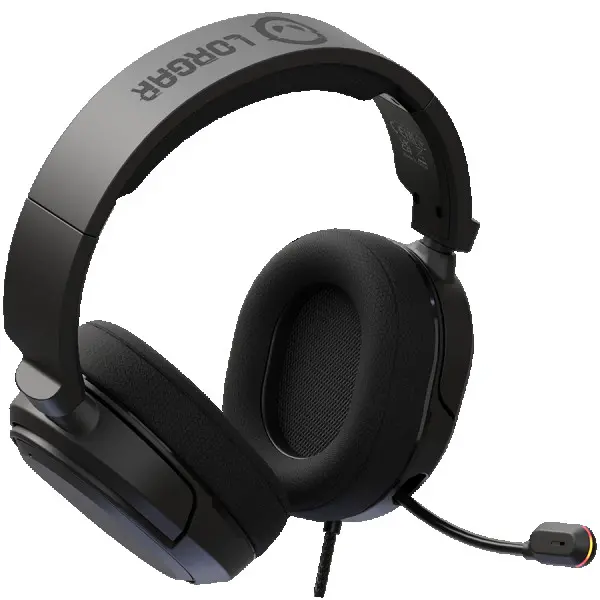 LORGAR Kaya 360, USB Gaming headset with microphone, CM108B, 7.1 virtual surround sound, Plug&Play, USB-A connection cable 2m, fabric ear p