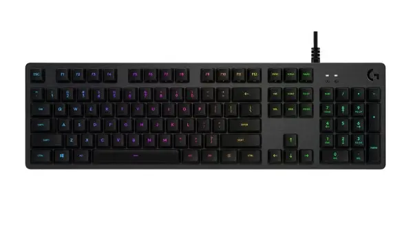 Logitech G512 Gaming Keyboard - Black, GX Blue (Clicky) Mechanical