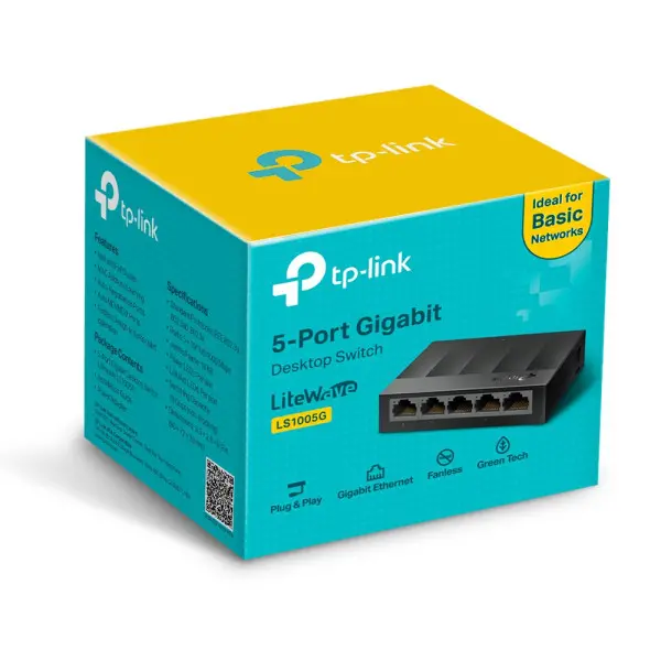Switch TP-Link LS1005G 5-port 101001000