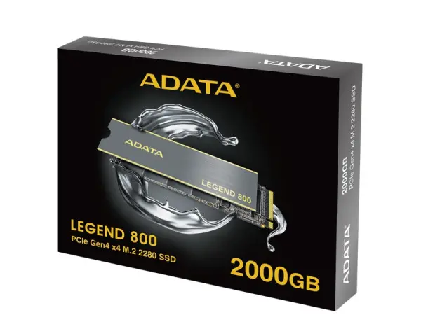A-DATA 2TB M.2 PCIe Gen 4 x4 LEGEND 800 ALEG-800-2000GCS