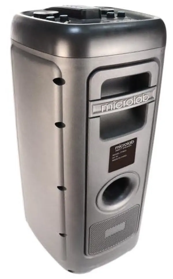 Microlab PT800 karaoke zvucnik 135W, Bluetooth, LED, 7,4V/4500mAh, TWS, Aux, USB, microSD, FM, Mic*2