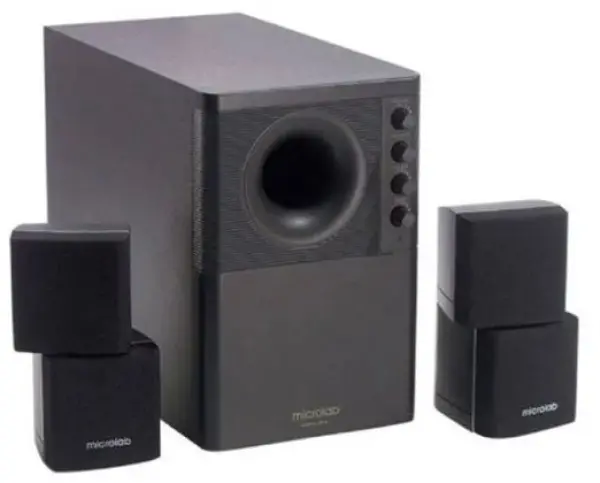 Microlab X2BT Aktivni drveni zvucnici 2.1 sistem 46W RMS (20W+2*13W) 3,5mm, BLuetooth