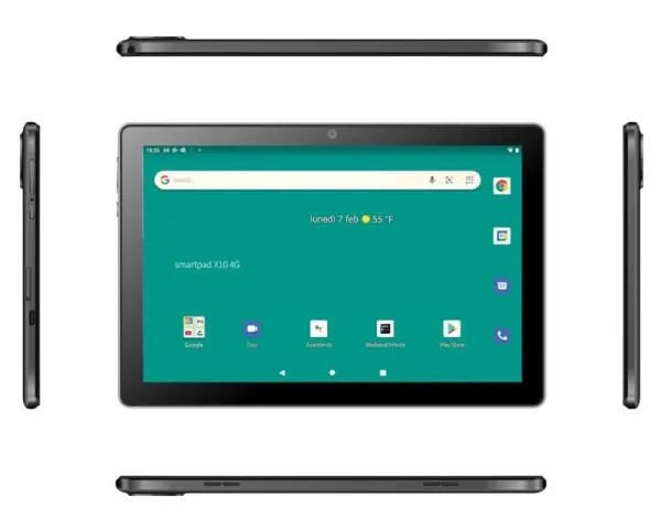 MEDIACOM Smartpad X10A 4G Phone SP1X10A 10.1'' SC9863A Octa Core 1.6GHz 3GB 32GB Android 12.0