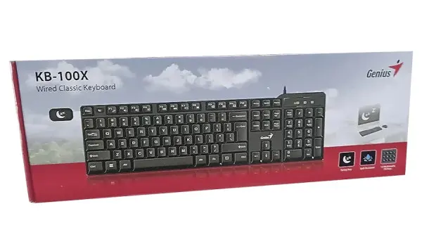 Genius KB-100X,US,USB,BLK