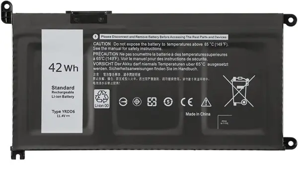 Baterija za Laptop Dell Inspiron 7586 5485 5491 5591 3  3584 3593 3793 5493 5585 Vostro 3491 5581 5490 5590 YRDD6