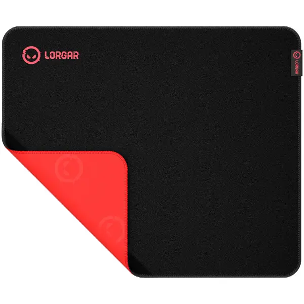 Lorgar Main 325, Gaming mouse pad, Precise control surface, Red anti-slip rubber base, size: 500mm x 420mm x 3mm, weight 0.4kg ( LRG-GMP325