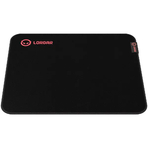 Lorgar Main 323, Gaming mouse pad, Precise control surface, Red anti-slip rubber base, size: 360mm x 300mm x 3mm, weight 0.21kg ( LRG-GMP32